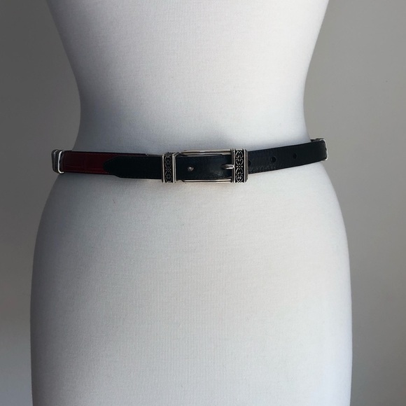 Brighton Reversible Black Leather Belt Size Medium main image 6
